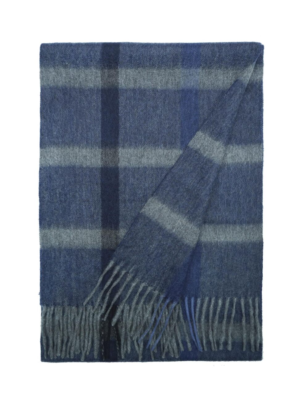 9198 100% Cashmere Scarf with Gift envelope - Plaid Check Tartan Warm Soft